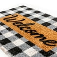 thumbnail image 3 of Ninamar Buffalo Plaid Welcome Door Mat - Natural Coir - 29.5 x 17.5 inch, 3 of 6