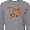 thumbnail image 4 of Inktastic Thankful and Blessed Long Sleeve T-Shirt, 4 of 5