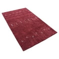 thumbnail image 5 of Rugsotic Carpets Handmade Rugs Hand Knotted Loom Rectangle 4'x6' Red Wool for Indoor Use, 5 of 6