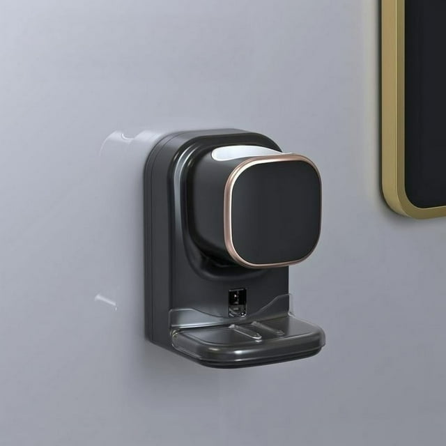 Smart Sensor Toothpaste Dispenser Wall-Mountable Detachable Rechargeable Toothpaste Squeezer for Convenient Bathroom Accessory and Toothbrush Organizer