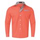 thumbnail image 1 of Camisas Deportivas Hombre Camiseta informal a la moda para hombre, camiseta sencilla y cómoda de Color sólido con cuello y botones, camiseta de manga larga (A, 3XL), 1 of 3