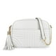 thumbnail image 1 of Bandolera EVVE acolchada para mujer, bolsa blanca para cámara, 1 of 7