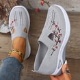 thumbnail image 7 of Orthopedic Shoes for Women,Women Wide Width Breathable Walking Comfortable Slip on Sneakers,Non Slip Arch Support Slip on Shoes Gray 9, 7 of 7