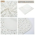 thumbnail image 3 of Baby Waterproof Bed Pad Wetting Pads Washable for Kids Toddler Potty Training Pads Pad Mat for Pack n Play/Crib/Mini Crib Reusable Incontinence Underpads for Kids/Adult/Pets-star, 3 of 7