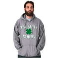 thumbnail image 5 of St Patricks Day The Party Is Here Hoodie Sweatshirt Women Men Brisco Brands S, 5 of 6