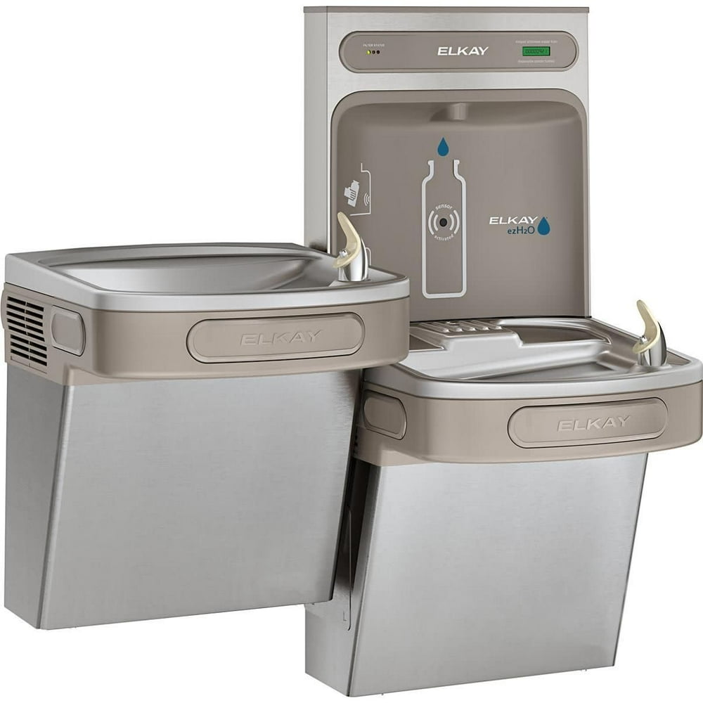 Elkay EZH2O Bottle Filling Station & Versatile BiLevel ADA Cooler