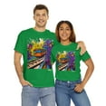 thumbnail image 7 of Unisex Heavy Cotton T-Shirt Insane Vibrant Color Train Off Track 018, 7 of 7