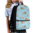 thumbnail image 3 of Uourmeti Polyester School Backpack Daypack With Cute Axolotl Capybara Pattern - Durable for School Daily Use and Short Travel, 3 of 6