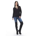 thumbnail image 5 of Suéter escote cruzado Roman Fashion Juvenil 0034 Negro, 5 of 5