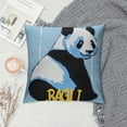 thumbnail image 2 of ONETECH Who Loves Pandas Panda Bear Throw Pillow Cover , Panda Bear Lover Gifts for Home Room Bed Sofa Bedroom Decorations Decor, 2 of 5