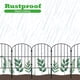 thumbnail image 3 of Cerca de Jardín Decorativo, Valla de Barrera de Animales para Perros Multipósito Fácil de EnsamblAJe para Patio de Patio Al Aire Libre, 3 of 7