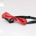 thumbnail image 4 of Under $5 Tie Red Mens Banquet Performance English Color Adjustable Bow Bow Tie, 4 of 4
