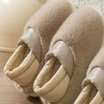 thumbnail image 5 of Aueoeo House Slippers for Woman, Women's Winter House Slippers Memory Foam Soft Comfort Fuzzy Slippers Indoor Slip on Bedroom Shoes, 5 of 6