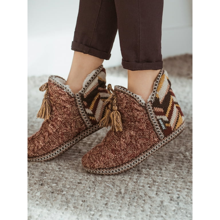 Muk luks women's faux fur amira slippers hot sale