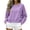 Purple #29, variant on Cropped Sweatshirts for Women Long Sleeve Crop Tops Crewneck Pullover Sweat Shirts