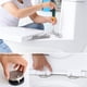 thumbnail image 5 of Injueey Tapa de inodoro Worallymy, asiento de plástico grueso, tapa Universal de bajo ruido con tornillos de base Juegos de accesorios de baño, 5 of 6