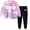 style-16 Purple, variant on Kogui Girl Long Sleeve Pant Set Baby Boy Clothes Girl Outfits Fashion Sweatshirt Sweat Pant Kids Toddler Tops Pant Sets Size 2T 3T (Light Purple,2-3 Years)