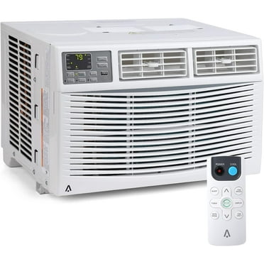 Smart Window Air Conditioner, 8000 BTU Air Conditioner Window Unit Remote/App Control and Dehumidify Function, Quiet Operation, Energy Savings, Cools 250 Sq.ft, 110-115V