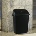 thumbnail image 3 of Wekioger 11 Gallon Plastic Trash Bin with Swing Lid, 4 Packs 40 L Black Kitchen Garbage Can, 3 of 7