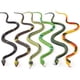 thumbnail image 2 of Serpientes falsas siubich de 10 pulgadas, serpiente de goma, serpiente de juguete realista, 6 piezas de serpientes de plástico, ideales como accesorios de jardín para asustar pájaros, ardillas,, 2 of 8