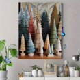 thumbnail image 4 of Wooden Christmas Tree Canvas Print, Suitable for Living Room Office Bedroom Dining Room Wall Art, 4 of 8