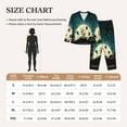 thumbnail image 6 of Disketp Pajamas Set Long Sleeve Sleepwear Womens Button Down Nightwear Pj Sets-Happy Halloween 8, 6 of 9
