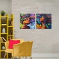 thumbnail image 2 of Stupell Industries Radiant Flow Of Colors 2 Piece Canvas Wall Art Set, design by Svetlana Aleynikova, 2 of 7