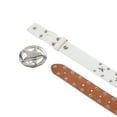 thumbnail image 3 of Texas Star Cowhide Leather Studded Belt, Removable Buckle, 3 of 4