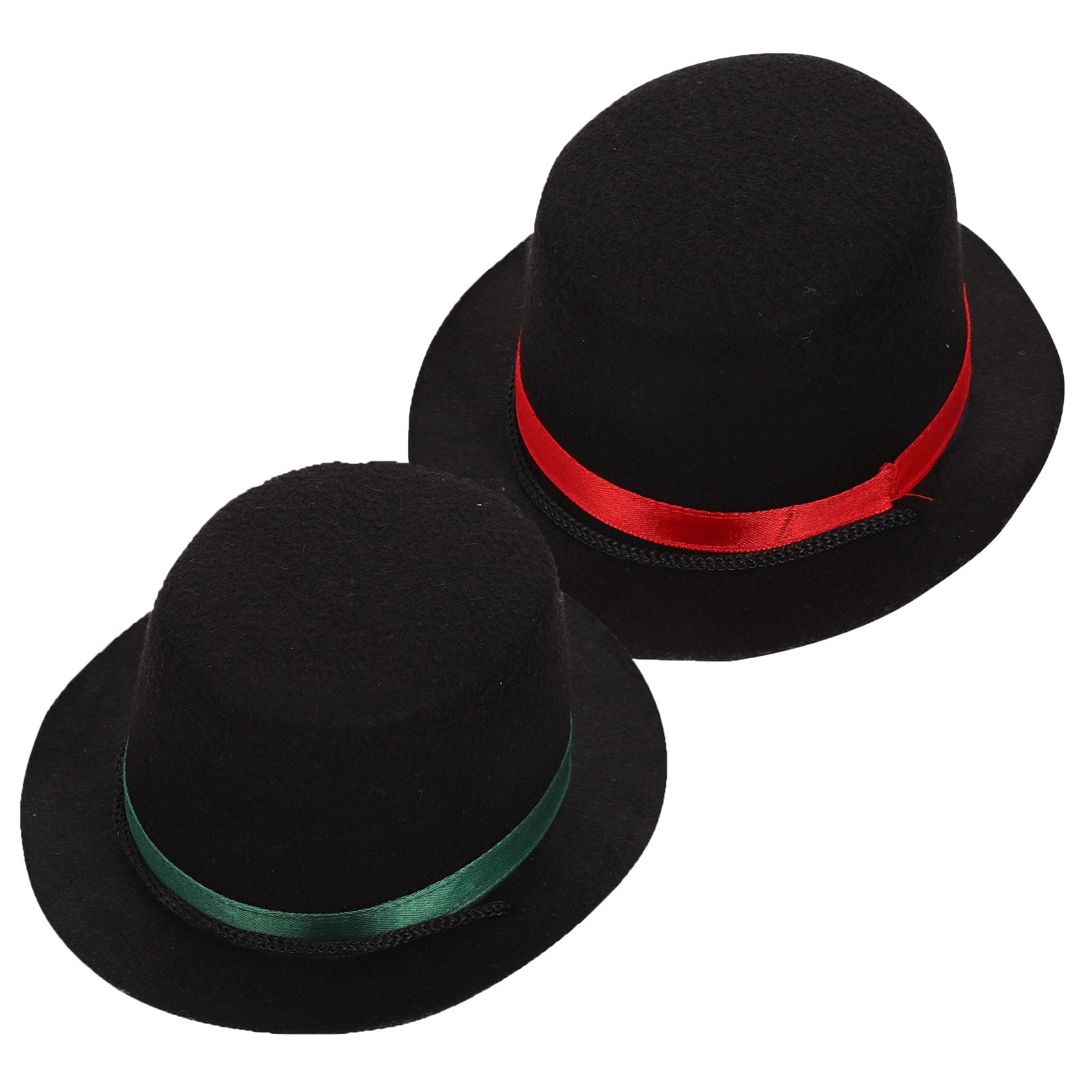 FOMIYES 2Pcs Dog Top Hat Pet Costume Cap Breathable Soft Material Birthday Party Pet Hat Accessory