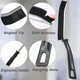 thumbnail image 4 of Hard Bristle Crevice Cleaning Brush with Long Handle, Pack of 4, Gap Cleaner, Narrow Cleaning Brush, Crevice Brush, Black, Household Cleaning Tools, N, 4 of 4