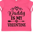 thumbnail image 4 of Inktastic Daddy is My Valentine Holiday Girls Toddler T-Shirt, 4 of 5