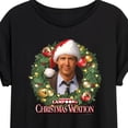 thumbnail image 3 of National Lampoon's Christmas Vacation - Clark Holiday Wreath - Juniors Ideal Flowy Muscle T-Shirt, 3 of 5
