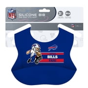 BabyFanatic Officially Licensed Unisex Silicone Baby Bib - NFL Buffalo Bills