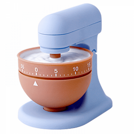 

Grinding Time， Wind Up Mechanical Kitchen Timer 60 Minutes， Portable Time Reminders For Kitchen Cooking Homework Exercise.(Purple)