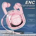 thumbnail image 3 of Auriculares inalámbricos Bluetooth 5.3 Auriculares con pantalla LED de potencia Mini Crystal Auriculares intrauditivos, 3 of 6