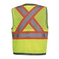 thumbnail image 4 of Pioneer 300D Oxford with Mesh Back Surveyor Vest  - Color:  Hi-Vis Yellow/Green  - Size: M, 4 of 8