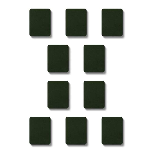 Parches para planchar Yuarrent Kit de costura autoadhesivo 10Conjunto ejercito verde