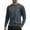 hgg155-Dark Gray, variant on Solid Color Base Layer Tee for Men, Long Sleeve Crewneck Top for Training and Casual Wear, Moisture Wicking Pullover