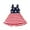 Red, variant on ibuvkizy Girls Summer Dresses Baby Princess Dress Girls Sleeveless American Independence Day Flag Striped Star Print Dress Toddler Birthday Party Gown Kids Cute