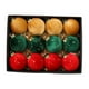 thumbnail image 2 of 12 adornos navideños de terciopelo, irrompibles, para colgar en el árbol, ideales para fiestas. 12 unidades 3 colores estilo B, 2 of 9
