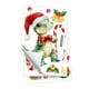 thumbnail image 3 of Pegatinas navideñas de animales para ventana, decoración navideña, regalos, suministros para fiestas, calcomanías para ventanas Dinosaurio, 3 of 9