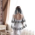 thumbnail image 4 of Shisuyan Bridal Hair Accessories Vintage Tulle 1Set 0.2X3.3X30.7In, 4 of 8
