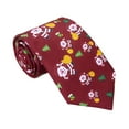 thumbnail image 4 of Kcodviy Men's Christmas Printed Holiday Ties Festive Tie Wedding Groom Tie Neck Tie Telephone Cord Hair Ties Tied by compatible with Honor Soccer Hair Ties Hair Coil Ties Ti-30xs Scientific Calculator, 4 of 4