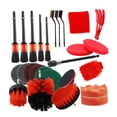 thumbnail image 1 of Kit de detalles para Interior y Exterior de coche, 26 Uds., accesorios para rejillas de ventilación, cepillo de detalle de cepillo de taladro, 1 of 8