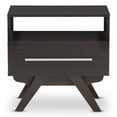 thumbnail image 4 of Baxton Studio Ashfield 1 Drawer Nightstand in Dark Brown, 4 of 11