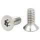 thumbnail image 2 of Tornillos de cabeza plana T4 de acero inoxidable 304 M1.6x4mm sujetadores 20pcs, 2 of 3