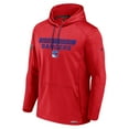 thumbnail image 2 of Men's Fanatics  Red New York Rangers Authentic Pro Rink Fleece Pullover Hoodie, 2 of 3