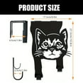 thumbnail image 5 of Artistic Metal Cats Hook for Jackets Bags Coats Rustproof Over The Door Mount Storage Solution For Small Space, 5 of 7