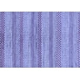 thumbnail image 1 of Ahgly Company Machine Washable Indoor Rectangle Oriental Blue Modern Area Rugs, 2' x 4', 1 of 4