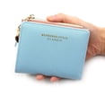 thumbnail image 5 of Monedero de mano sencillo con borlas y cremallera corta distintiva para mujer, 5 of 5